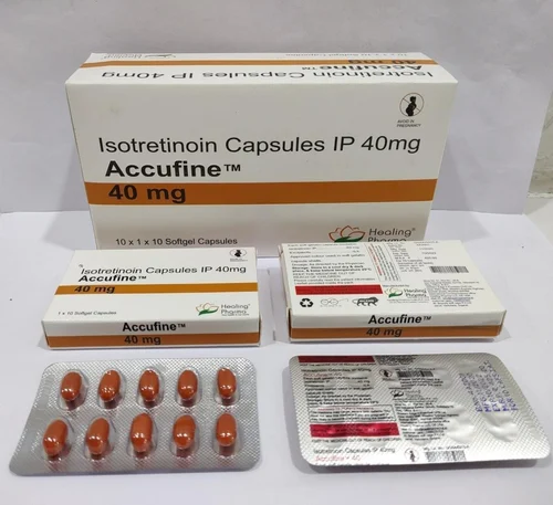 Accufine 40mg Isotretinoin Capsules